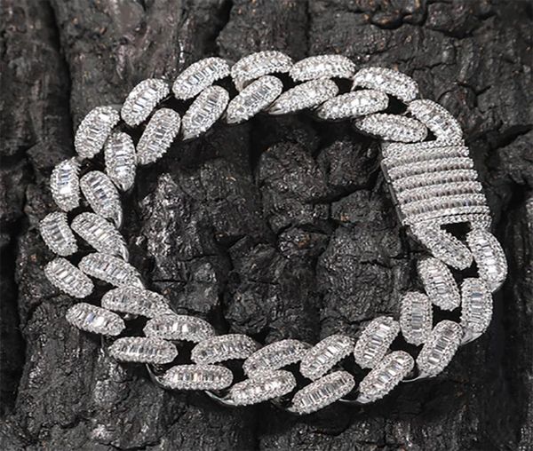 15mm baguette cuban link iced out bracelets 14k white gold icy cubic zirconia jewelry 7inch 8inch hiphop bracelet6406273, Black
15mm baguette cuban link iced out bracelets 14k white gold icy cubic zirconia jewelry 7inch 8inch hiphop bracelet6406273, Black