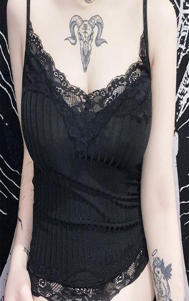 goth dark mall gothic basic bodycon women camis grunge punk black casual lace trim crop ribbed backless alt clothes summer 224689644, White
goth dark mall gothic basic bodycon women camis grunge punk black casual lace trim crop ribbed backless alt clothes summer 224689644, White