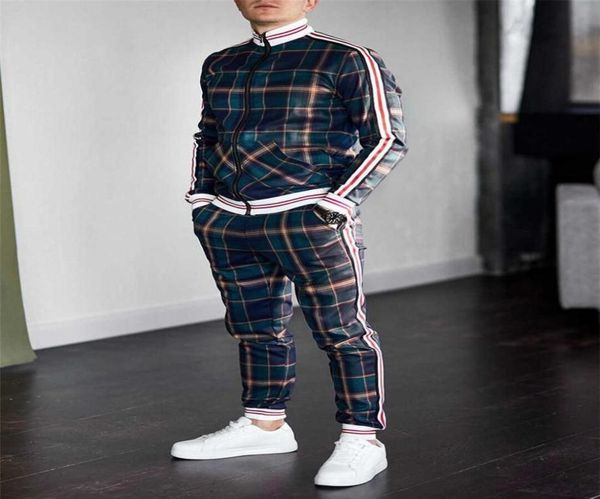 men039s tracksuit spring autumn fashion plaid tracksuit casual two piece set men039s sports suit men039s clothing men set6786245, Gray
men039s tracksuit spring autumn fashion plaid tracksuit casual two piece set men039s sports suit men039s clothing men set6786245, Gray