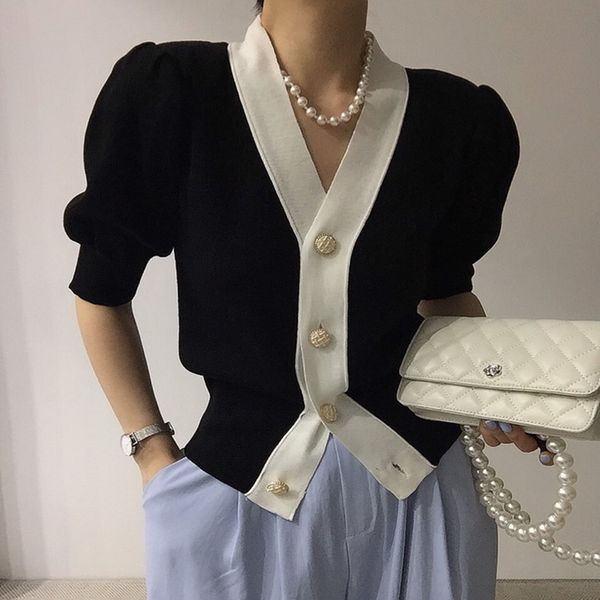 women's t-shirt korean fashion clothes knitted cardigan t shirt women thin short sleeve tshirts female summer v neck pink tee shirt fe, White
women's t-shirt korean fashion clothes knitted cardigan t shirt women thin short sleeve tshirts female summer v neck pink tee shirt fe, White