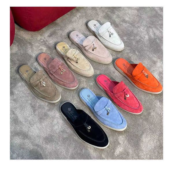 loro * pina slippers for women wearing a pair of mueller's shoes on the outside lp semi trailer flat bottomed lazy man's headband, Black
loro * pina slippers for women wearing a pair of mueller's shoes on the outside lp semi trailer flat bottomed lazy man's headband, Black
