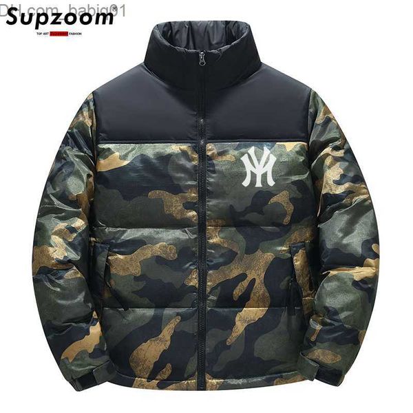men's down parkas supzoom 2022 new arrival fashion loose winter large camouflage letters patchwork warm plaid padded coat casual down j, Black
men's down parkas supzoom 2022 new arrival fashion loose winter large camouflage letters patchwork warm plaid padded coat casual down j, Black