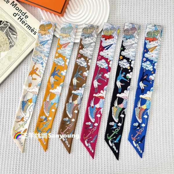 h family 100% silk my cloud room vientiane yunxiang country twill silk scarf arm bag silk 18 mulberry silk ribbon, Blue;gray
h family 100% silk my cloud room vientiane yunxiang country twill silk scarf arm bag silk 18 mulberry silk ribbon, Blue;gray