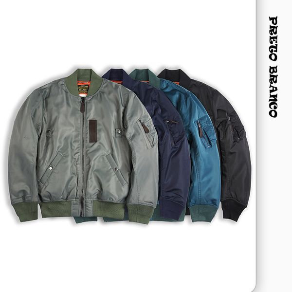 men's jackets autumn and winter solid color ma1 flight jacket with cotton wool thick waterproof orq 230803, Black;brown
men's jackets autumn and winter solid color ma1 flight jacket with cotton wool thick waterproof orq 230803, Black;brown