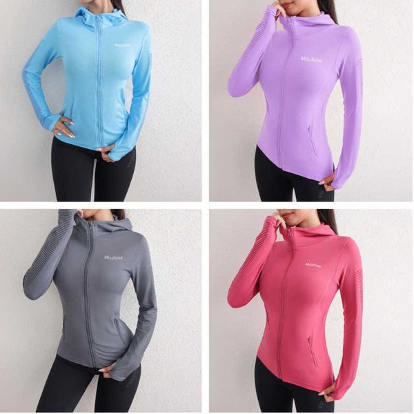 active sets autumn and winter hooded zipper sports coat women's slim fit quick dried yoga running training fitness suit long sleeve
active sets autumn and winter hooded zipper sports coat women's slim fit quick dried yoga running training fitness suit long sleeve