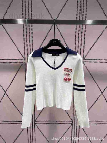 women's knits & tees designer early autumn new niche design trendy brand heart shaped neckline polo collar knit slimming elastic vhx2, White
women's knits & tees designer early autumn new niche design trendy brand heart shaped neckline polo collar knit slimming elastic vhx2, White