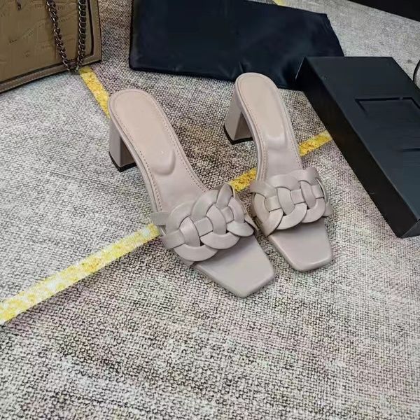 luxury leather tribute sandals slipper weave shoes women pop heels summer lady pumps dress gladiator designer sandalias 35-43 09, Black
luxury leather tribute sandals slipper weave shoes women pop heels summer lady pumps dress gladiator designer sandalias 35-43 09, Black