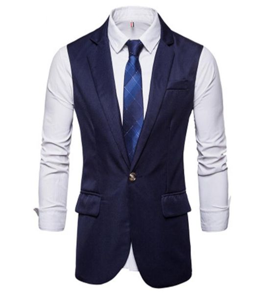 2018 new men039s vest men039s long single button suit business casual vest banquet wedding daily6885921, Black;white
2018 new men039s vest men039s long single button suit business casual vest banquet wedding daily6885921, Black;white
