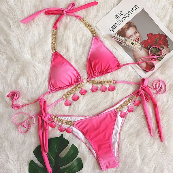 women's swimwear pink bikinis swimsuit with rhinestones women swimwear female push up bikini beach swim wear bathing suits pool bather, White;black
women's swimwear pink bikinis swimsuit with rhinestones women swimwear female push up bikini beach swim wear bathing suits pool bather, White;black