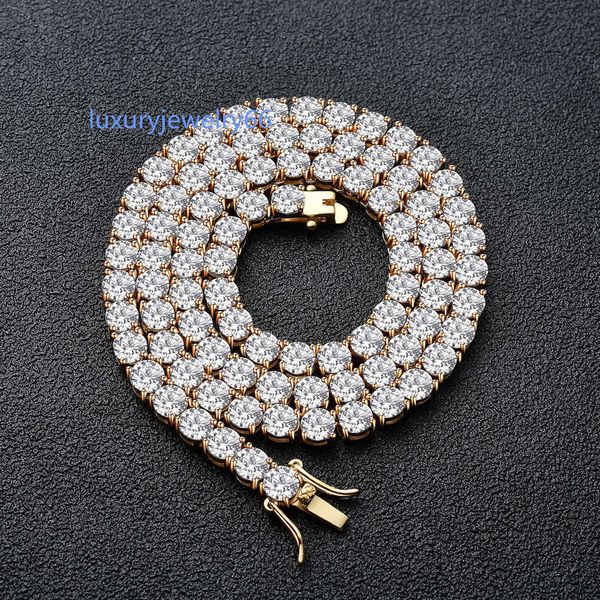 men's iced out 1 row tennis chain 3mm 4mm 5mm necklace hip hop jewelry rock, Black
men's iced out 1 row tennis chain 3mm 4mm 5mm necklace hip hop jewelry rock, Black
