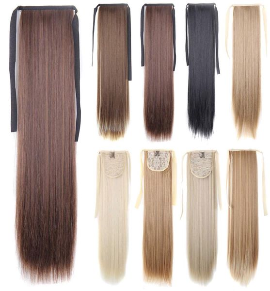 22 inches high temperature fiber straight synthetic clip in drawstring ponytail hairpieces for women hair extension high temperatu1468257, Black
22 inches high temperature fiber straight synthetic clip in drawstring ponytail hairpieces for women hair extension high temperatu1468257, Black