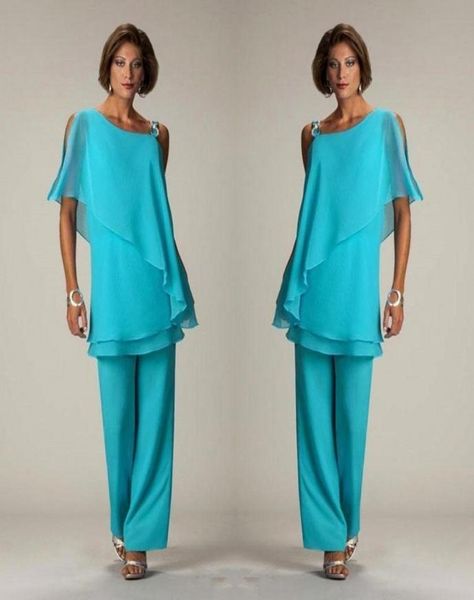 light blue two pieces mother of the bride pant suits layered ruffles beaded chiffon mother plus size wedding guest dress bc185068270, Black;red
light blue two pieces mother of the bride pant suits layered ruffles beaded chiffon mother plus size wedding guest dress bc185068270, Black;red
