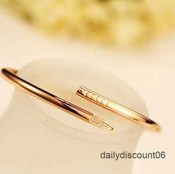 bangle nail bracelet love designer jewelry luxurious classic stainless steel metal diamond gold silver plate knot cuff charm for, Black
bangle nail bracelet love designer jewelry luxurious classic stainless steel metal diamond gold silver plate knot cuff charm for, Black
