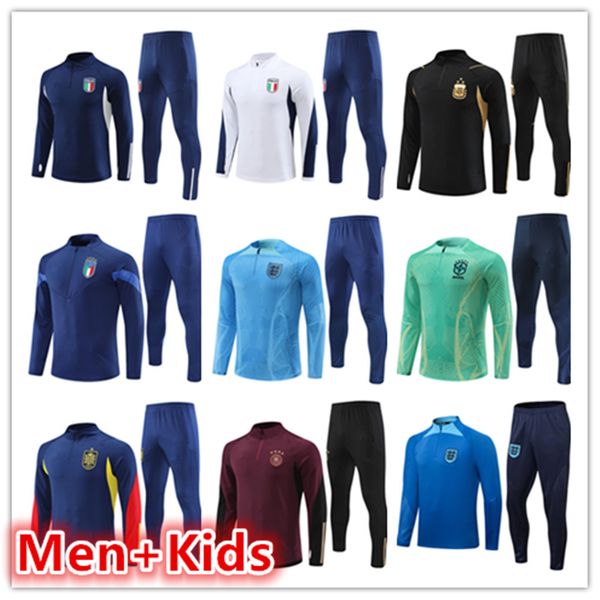 2023 englands men football tracksuit soccer training suit jacket set 22 23 24 argentina kids mens jerseys tracksuits jogging sets survetemen, Black
2023 englands men football tracksuit soccer training suit jacket set 22 23 24 argentina kids mens jerseys tracksuits jogging sets survetemen, Black