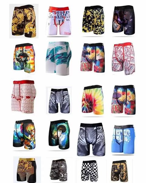 

Designer Pd Shorts Mens Boxer Underwear Sexy Underpants Printed Underwear Soft Boxers Breathable Branded Male Short Pants with bag, Mixed color(underwear)