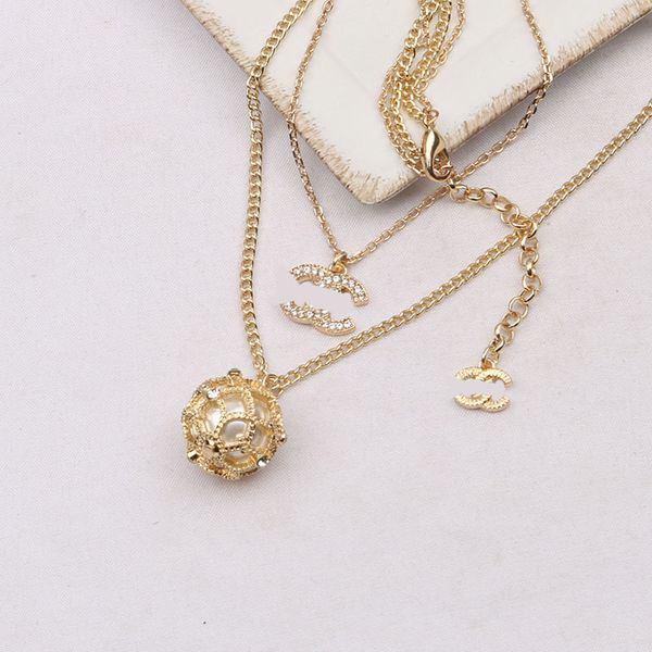 20style luxury designer brand double letter necklaces chain gold plated ball pendant sweater newklace for women wedding jewerlry accessories, Silver
20style luxury designer brand double letter necklaces chain gold plated ball pendant sweater newklace for women wedding jewerlry accessories, Silver