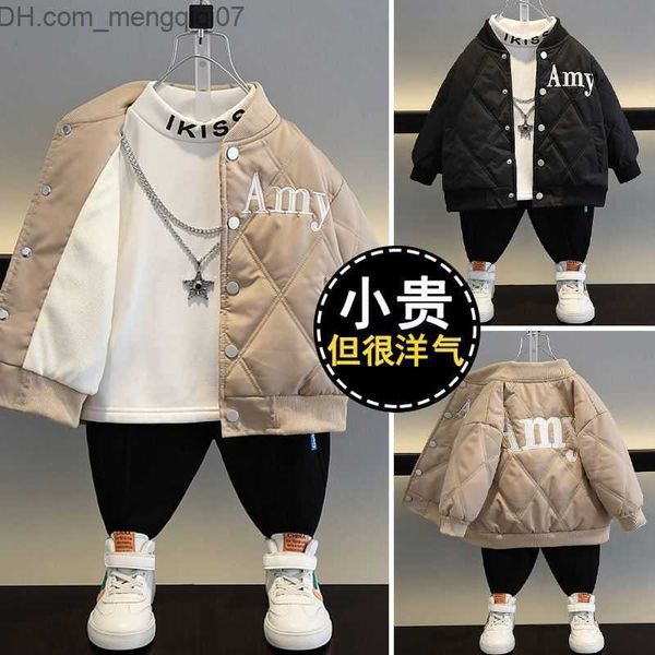 jackets 2023 autumn/winter new boys' wool lining jacket children's winter thick clothing boys' fashion z230803, Blue;gray
jackets 2023 autumn/winter new boys' wool lining jacket children's winter thick clothing boys' fashion z230803, Blue;gray