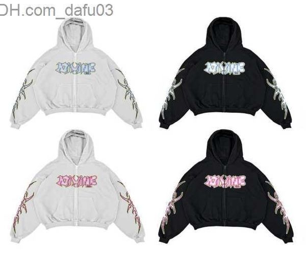 men's hoodies sweatshirts zipper hoodie 2000s vintage hip hop street cute pattern sweatshirt women's autumn and winter street nich, Black
men's hoodies sweatshirts zipper hoodie 2000s vintage hip hop street cute pattern sweatshirt women's autumn and winter street nich, Black