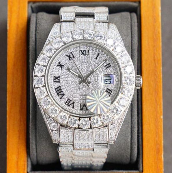 luxury business watches 42mm diamond dial automatic winding mechanical watch fashion mens wristwatch original stainless steel strap, Slivery;brown
luxury business watches 42mm diamond dial automatic winding mechanical watch fashion mens wristwatch original stainless steel strap, Slivery;brown