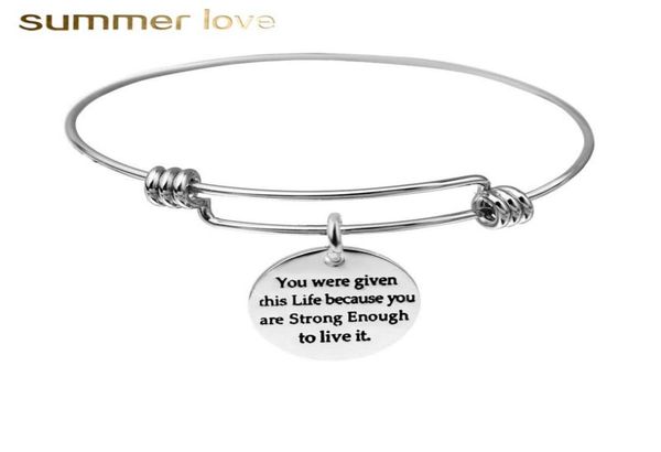 stainless steel inspirational charm bracelet bangle expandable sliver color wire bangle for your friend jewelry gift8121963, Black
stainless steel inspirational charm bracelet bangle expandable sliver color wire bangle for your friend jewelry gift8121963, Black