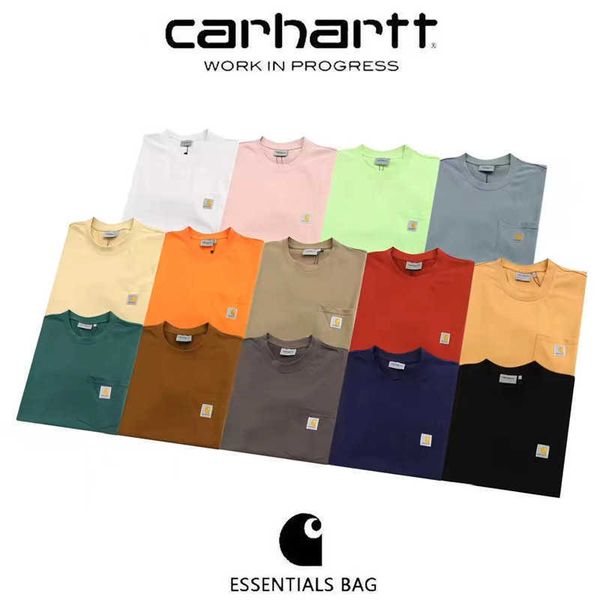 classic small pocket short sleeved tshirt loose fitting men and women couples versatile bottoms trend fashion tshirt quality short sleeves f, White;black
classic small pocket short sleeved tshirt loose fitting men and women couples versatile bottoms trend fashion tshirt quality short sleeves f, White;black