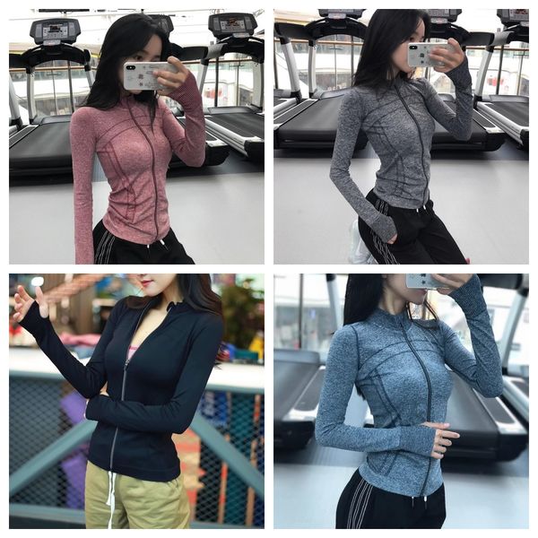 zipper standing neck long sleeved slimming yoga suit for women's running and sports jacket, fitness spring jacket, White;red
zipper standing neck long sleeved slimming yoga suit for women's running and sports jacket, fitness spring jacket, White;red