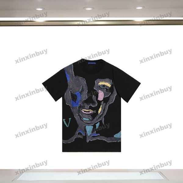 xinxinbuy men designer tee t shirt 23ss paris graffiti face printing short sleeve cotton women white blue green xs-l, Black;brown
xinxinbuy men designer tee t shirt 23ss paris graffiti face printing short sleeve cotton women white blue green xs-l, Black;brown