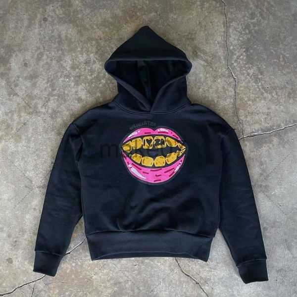 men's hoodies sweatshirts y2k harajuku punk streetwear mouth print hoodie men american hip hop super dalian hoodie plus fleece casual, Black
men's hoodies sweatshirts y2k harajuku punk streetwear mouth print hoodie men american hip hop super dalian hoodie plus fleece casual, Black