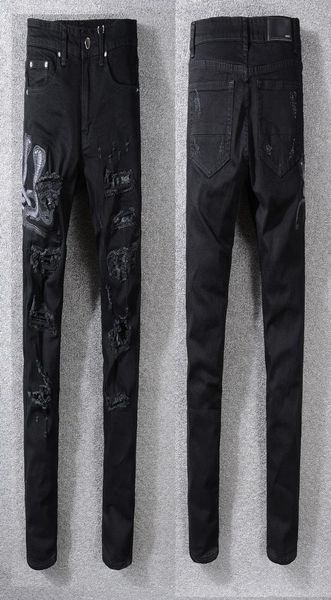 2020 new men039s design snake jeans skinny ripped destroyed stretch slim fit hop hop pants with holes embroidered jeans size 283052880, Blue
2020 new men039s design snake jeans skinny ripped destroyed stretch slim fit hop hop pants with holes embroidered jeans size 283052880, Blue