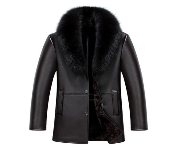 2020 new arrival men leather coat faux sheepskin coat overcoat winter leather fur lined men jacket fur collar5809012, Black
2020 new arrival men leather coat faux sheepskin coat overcoat winter leather fur lined men jacket fur collar5809012, Black