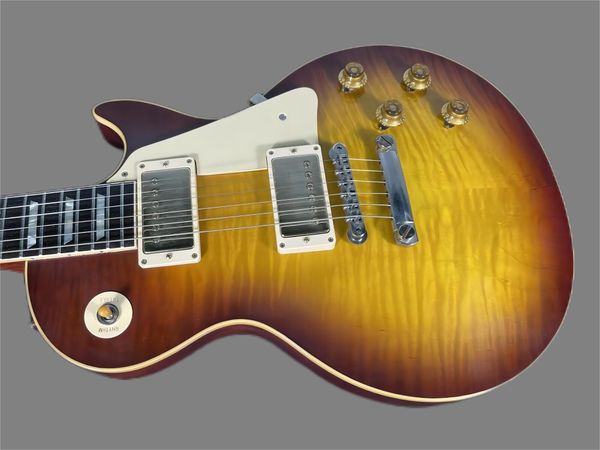 paul 1959 historic 59 custom shop r9 flame ~ royal teaburst lp electric guitar
paul 1959 historic 59 custom shop r9 flame ~ royal teaburst lp electric guitar