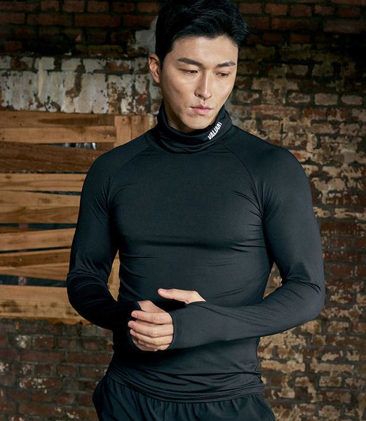 mens fitness clothes long sleeve tights running compression elastic sports fast drying clothes high collar basketball tshirt fashion tshirt, White;black
mens fitness clothes long sleeve tights running compression elastic sports fast drying clothes high collar basketball tshirt fashion tshirt, White;black