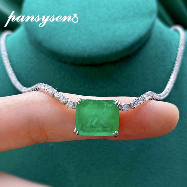 pendant necklaces pansysen solid silver 925 jewelry emerald paraiba tourmaline simulated pendant necklace luxury fine jewelry wholesale 2308
pendant necklaces pansysen solid silver 925 jewelry emerald paraiba tourmaline simulated pendant necklace luxury fine jewelry wholesale 2308