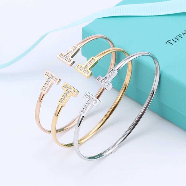 t bracelet bangle jewelry new double titanium steel bracelet women's popular bracelet bracelet stainless steel rose gold net red tide, Black
t bracelet bangle jewelry new double titanium steel bracelet women's popular bracelet bracelet stainless steel rose gold net red tide, Black