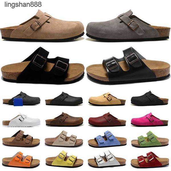 boston clogs slippers designer sandals men women slides slipper soft footbed suede sliders leather buckle strap flats cork shoes, Black
boston clogs slippers designer sandals men women slides slipper soft footbed suede sliders leather buckle strap flats cork shoes, Black