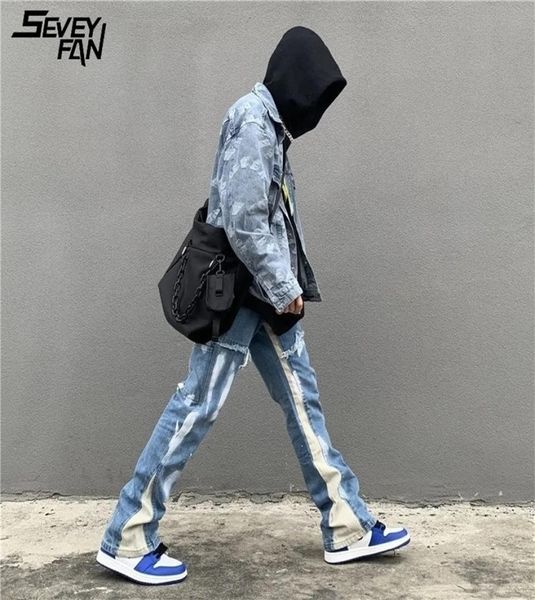 men vintage blue flared jeans color block patchwork hi street caro jean pants hip hop streetwear oversize baggy denim trousers 2201663516
men vintage blue flared jeans color block patchwork hi street caro jean pants hip hop streetwear oversize baggy denim trousers 2201663516