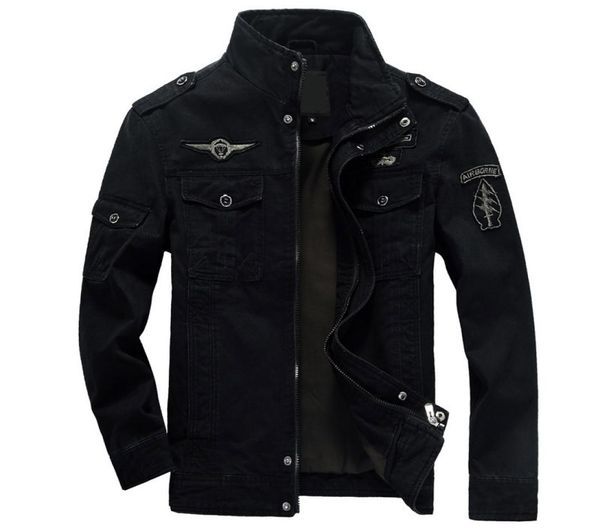 plus 6xl men jacket jeans military army soldier cotton air force one male brand clothing spring autumn mens bomber jackets sh190918786717, Black;brown
plus 6xl men jacket jeans military army soldier cotton air force one male brand clothing spring autumn mens bomber jackets sh190918786717, Black;brown