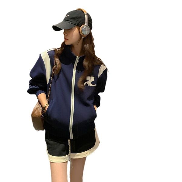 women's jackets sport casual zipper stripe contrast baseball uniform spring and autumn sweater coat, Black;brown
women's jackets sport casual zipper stripe contrast baseball uniform spring and autumn sweater coat, Black;brown