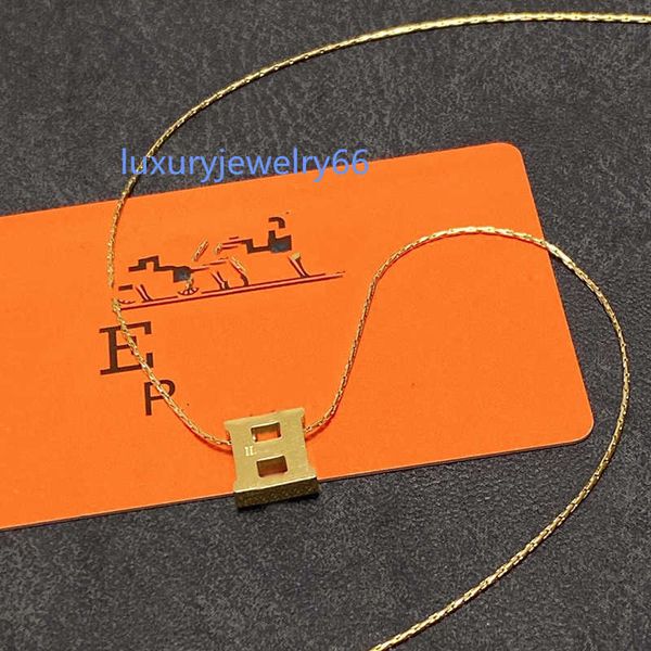 gold chain necklace designer for women fine steel jewelry luxury letter pendant h necklaces with box titanium steel never fade mens gifts, Silver 
gold chain necklace designer for women fine steel jewelry luxury letter pendant h necklaces with box titanium steel never fade mens gifts, Silver