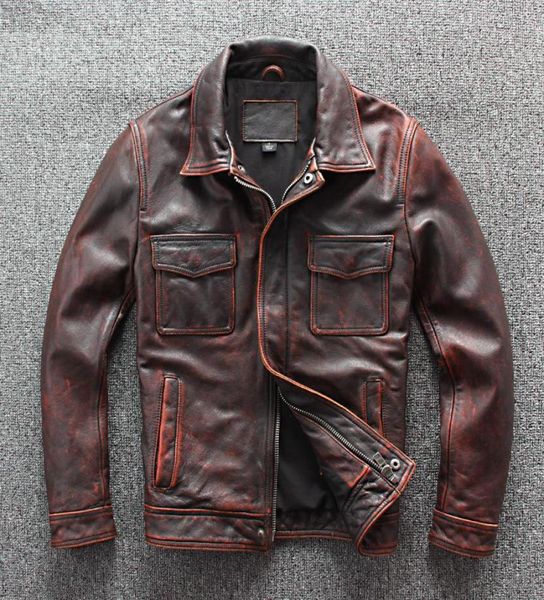 men039s jackets amekaji genuine coat mens vintage jacket cowhide red brown natural real leather s4xl1732128, Black;brown
men039s jackets amekaji genuine coat mens vintage jacket cowhide red brown natural real leather s4xl1732128, Black;brown