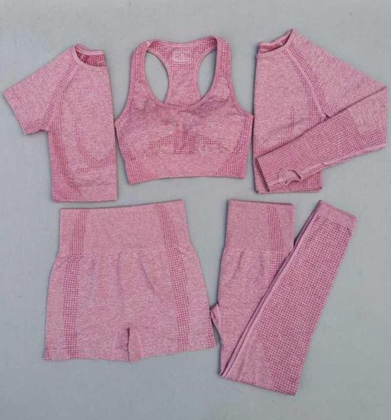 tracksuits 5pcs women vital seamless yoga set workout sport wear gym clothing short long sleeve crop high waist leggings sport1024636, Gray
tracksuits 5pcs women vital seamless yoga set workout sport wear gym clothing short long sleeve crop high waist leggings sport1024636, Gray