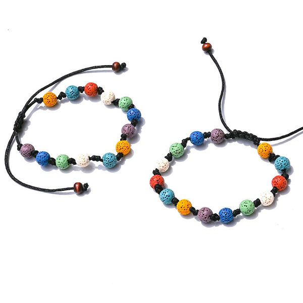 8mm volcanic rock stone handmade rope braided beaded charm bracelets party club yoga birthday jewelry for men women, Golden;silver
8mm volcanic rock stone handmade rope braided beaded charm bracelets party club yoga birthday jewelry for men women, Golden;silver