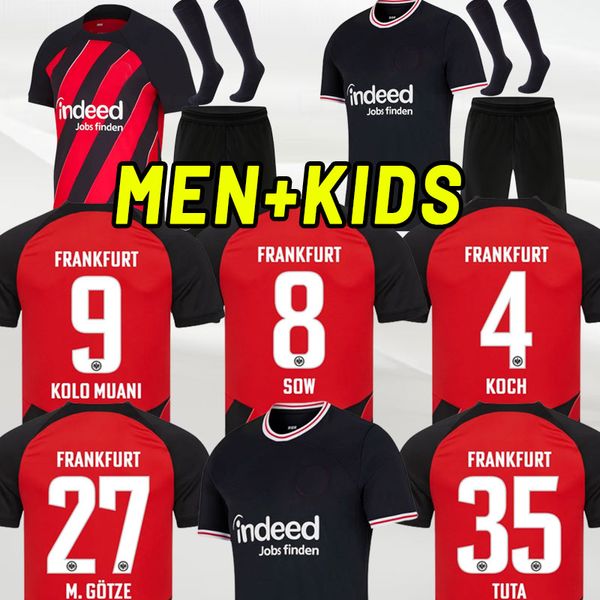kids 23 24 eintracht frankfurt soccer jerseys away red third 2023 2024 die adler sow silva kostic jovic football uniform child kit hasebe ka, Black;yellow
kids 23 24 eintracht frankfurt soccer jerseys away red third 2023 2024 die adler sow silva kostic jovic football uniform child kit hasebe ka, Black;yellow