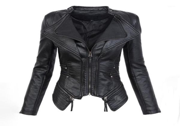 black gothic faux leather pu jacket women winter autumn fashion motorcycle coat punk zipper outerwear plus size fall6944830
black gothic faux leather pu jacket women winter autumn fashion motorcycle coat punk zipper outerwear plus size fall6944830