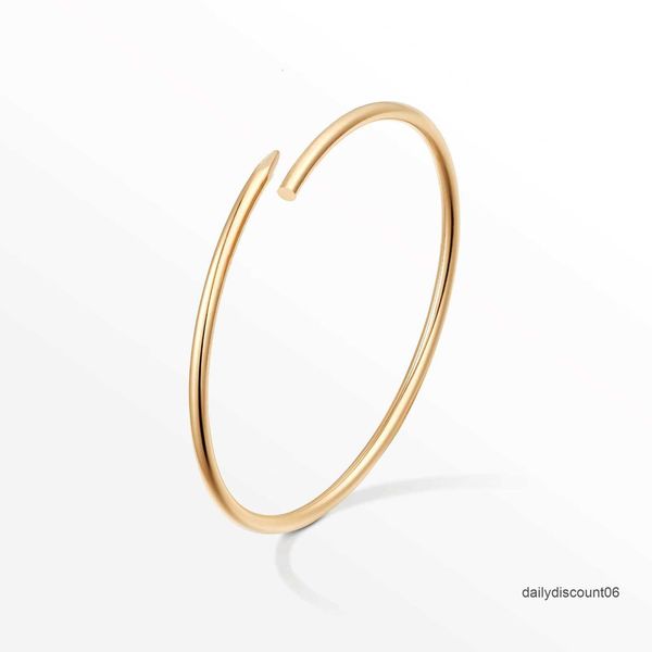 high edition small model slim nail bracelets bangles for women men aaa cubic zirconia 316l steel jewelry designer luxury design12t5, Black
high edition small model slim nail bracelets bangles for women men aaa cubic zirconia 316l steel jewelry designer luxury design12t5, Black