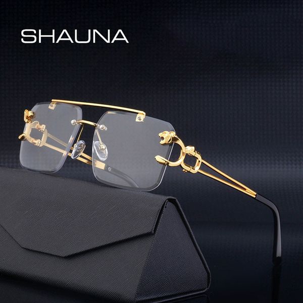 sunglasses frames shauna fashion metal leopard rimless double bridges gradient ocean film shades uv400 230802, Silver
sunglasses frames shauna fashion metal leopard rimless double bridges gradient ocean film shades uv400 230802, Silver