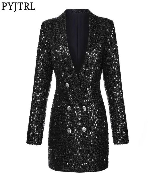 pyjtrl fashion women shawl lapel shiny sequins suit jacket female doublebreasted long coat slim fit blazers autumn clothes 2109301387325, White;black
pyjtrl fashion women shawl lapel shiny sequins suit jacket female doublebreasted long coat slim fit blazers autumn clothes 2109301387325, White;black