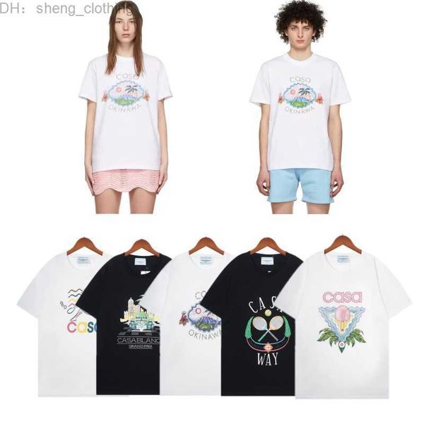 casablanc shirt mens t shirts letter palm printing tee fashion cotton round collar loose short sleeve t-shirt woman casual print t-shirts q6, White;black
casablanc shirt mens t shirts letter palm printing tee fashion cotton round collar loose short sleeve t-shirt woman casual print t-shirts q6, White;black