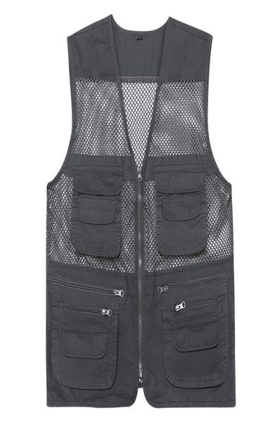 casual loose cotton men vest vneck mesh zipper sleeveless mens jacket spring summer male vest with many pockets 2203165856982, White;black
casual loose cotton men vest vneck mesh zipper sleeveless mens jacket spring summer male vest with many pockets 2203165856982, White;black