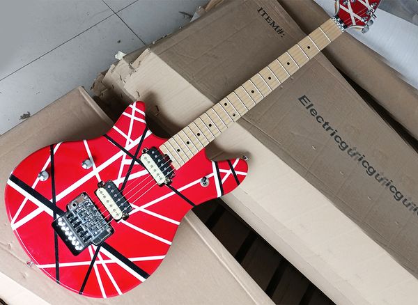 in stock - red striped electric guitar with active pickup, fretboard, custom logocolor available258258
in stock - red striped electric guitar with active pickup, fretboard, custom logocolor available258258